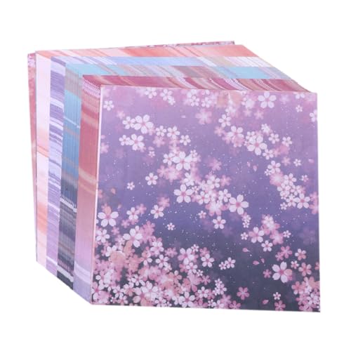 CLISPEED 5 Sätze Origami Papier Set Doppelseitig Bedrucktes Faltpapier Quadratisch für DIY Bastelprojekte mit Stabilem Reißfestem Papier und Japanischem Blumenmuster CLISPEED 5 Sätze Origami Papier Set Doppelseitig Bedrucktes Faltpapier Quadratisch für DIY Bastelprojekte mit Stabilem Reißfestem Papier und Japanischem Blumenmuster von CLISPEED