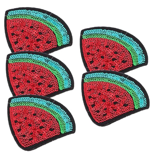 CLISPEED 5 Stück Bestickte Wassermelonen Patches zum Aufnähen und Aufbügeln Cartoon Applikationen für Kleidung Rucksäcke Jacken und Jeans Langlebige Stoffaufnäher als Modische Accessoires CLISPEED 5 Stück Bestickte Wassermelonen Patches zum Aufnähen und Aufbügeln Cartoon Applikationen für Kleidung Rucksäcke Jacken und Jeans Langlebige Stoffaufnäher als Modische Accessoires von CLISPEED