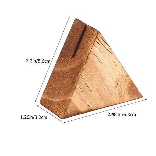 CLISPEED 5 Stück Dreieckige Holzständer für Visitenkarten und Postkarten Vertikale Kartenhalter aus Massivem Holz Stabile Tischkartenhalter für Büro Hochzeit und Party Dekoration CLISPEED 5 Stück Dreieckige Holzständer für Visitenkarten und Postkarten Vertikale Kartenhalter aus Massivem Holz Stabile Tischkartenhalter für Büro Hochzeit und Party Dekoration von CLISPEED