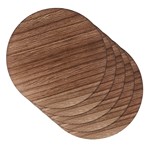CLISPEED 5 Stück Runde Holzscheiben für DIY Bastelprojekte Unbehandelte Holzscheiben für Malerei und Kreative Dekoration und Vielseitig Einsetzbar von CLISPEED