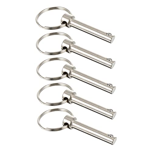 CLISPEED 5 Stück Sicherheitsverschluss Pins mit Stahlkugel Robuste Pins für Bimini Tops Bootsdeck und Möbelbeschläge Vielseitige Verwendung für Scharniere Werkzeuge und CLISPEED 5 Stück Sicherheitsverschluss Pins mit Stahlkugel Robuste Pins für Bimini Tops Bootsdeck und Möbelbeschläge Vielseitige Verwendung für Scharniere Werkzeuge und von CLISPEED