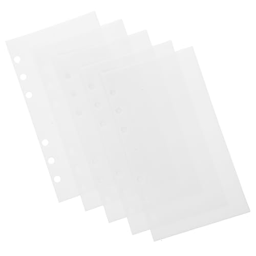 CLISPEED 5 Stück Teiliges Budgetbuch Einlagen PP Taschen Durchsichtige Multi Use Geldorganisierer für Binder Bargeld Umschläge Haushaltsbuch Zubehör Praktische Einstecktaschen CLISPEED 5 Stück Teiliges Budgetbuch Einlagen PP Taschen Durchsichtige Multi Use Geldorganisierer für Binder Bargeld Umschläge Haushaltsbuch Zubehör Praktische Einstecktaschen von CLISPEED