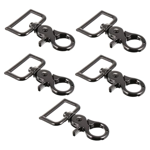 CLISPEED 5 Stück Teiliges Kleine Metall Schnappverschlüsse für Hundeleinen Praktische Drehkarabiner für DIY Gepäckzubehör Langlebige Robuste Verschlüsse in Gunmetal Farbe CLISPEED 5 Stück Teiliges Kleine Metall Schnappverschlüsse für Hundeleinen Praktische Drehkarabiner für DIY Gepäckzubehör Langlebige Robuste Verschlüsse in Gunmetal Farbe von CLISPEED