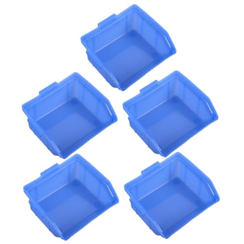 CLISPEED 5 Stück Teiliges Stapelbares Lagerbox aus Robustem Praktische Sortierbox für Schrauben und Kleinteile für Garage und Lagerorganisation Blau CLISPEED 5 Stück Teiliges Stapelbares Lagerbox aus Robustem Praktische Sortierbox für Schrauben und Kleinteile für Garage und Lagerorganisation Blau von CLISPEED