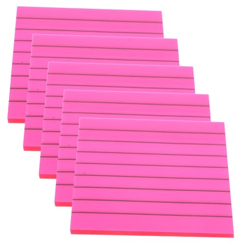 CLISPEED 5 Stück Teiliges Transparentes Pet Memo Pads Linierte Kompakte Notizzettel Multifunktionale Haftnotizen für Büro Haushalt und Organisation Praktische Erinnerungsschilder für CLISPEED 5 Stück Teiliges Transparentes Pet Memo Pads Linierte Kompakte Notizzettel Multifunktionale Haftnotizen für Büro Haushalt und Organisation Praktische Erinnerungsschilder für von CLISPEED