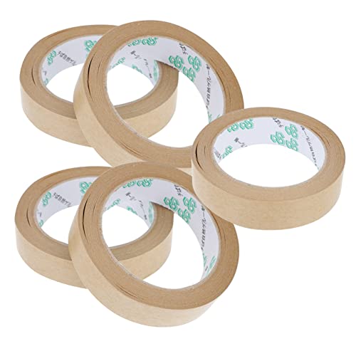 CLISPEED 5 Stück Umweltfreundliches Gummiertes Kraftpapier Klebeband Starke Haftung für Verpackung und Versand Einfach Abreißbar Reißfest für Verschiedene Anwendungen CLISPEED 5 Stück Umweltfreundliches Gummiertes Kraftpapier Klebeband Starke Haftung für Verpackung und Versand Einfach Abreißbar Reißfest für Verschiedene Anwendungen von CLISPEED
