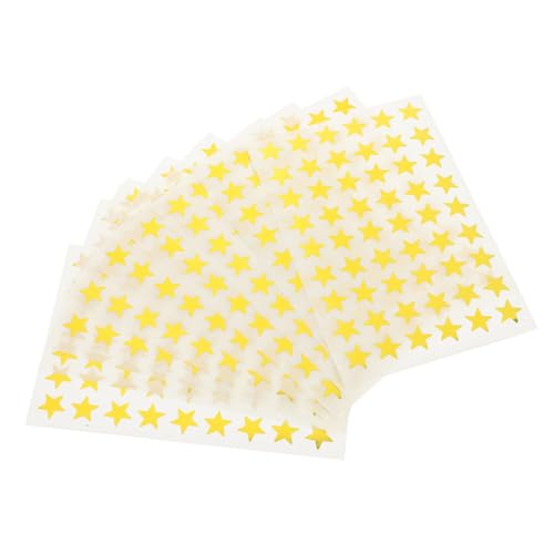 CLISPEED 50 Blatt Selbstklebende Bunte Stern aufkleber DIY Scrapbook Dekoration Langlebige Mehrfarbige Aluminiumfolie Sticker für Planer Fotoalben Notizen Bastelprojekte CLISPEED 50 Blatt Selbstklebende Bunte Stern aufkleber DIY Scrapbook Dekoration Langlebige Mehrfarbige Aluminiumfolie Sticker für Planer Fotoalben Notizen Bastelprojekte von CLISPEED