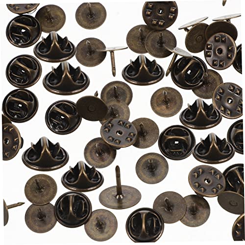 CLISPEED 50 Sätze Abzeichen Pin Zurück Rückseiten Aus Emaille Verriegelung Verriegeln Schmetterling Mit Kupplungsrückseite Für Hut Schmuckzubehör Für Die Herstellung Von Schmuck Tack Kupfer von CLISPEED