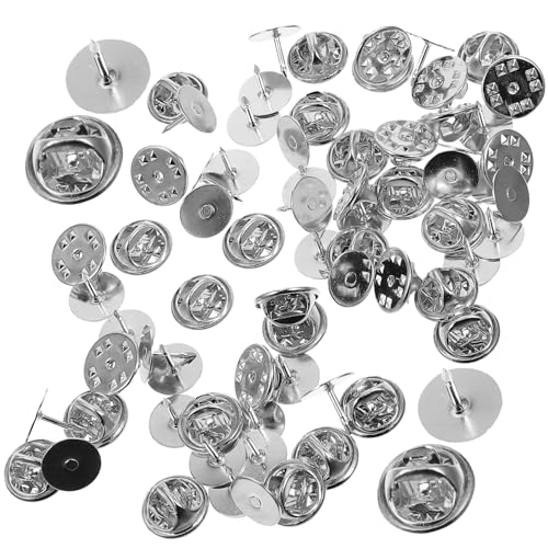 CLISPEED 50 Sätze Pin zurück Pin-Rücken für Emaille Krawattennadeln für Schmetterlingskupplungen sperren Metallstift unterstützt Sicherungsstift hinterlegt den Sicherungsstift Kupfer Silber CLISPEED 50 Sätze Pin zurück Pin-Rücken für Emaille Krawattennadeln für Schmetterlingskupplungen sperren Metallstift unterstützt Sicherungsstift hinterlegt den Sicherungsstift Kupfer Silber von CLISPEED
