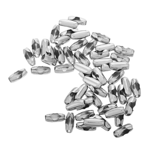 CLISPEED 50 Stück Edelstahl Kugelkettenschloss Robust und Dekorativ Doppel end verbindung für Halsketten Armbänder und DIY Schmuckzubehör Einfach zu Montieren Vielseitig für Bastelprojekte CLISPEED 50 Stück Edelstahl Kugelkettenschloss Robust und Dekorativ Doppel end verbindung für Halsketten Armbänder und DIY Schmuckzubehör Einfach zu Montieren Vielseitig für Bastelprojekte von CLISPEED