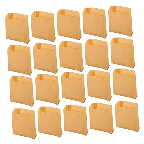 CLISPEED 50 Stück Kraftpapier Verpackungsbeutel für Gebratene Lebensmittel Ölfeste Papiertüten für Snacks für Pommes Hähnchenflügel und Kuchen CLISPEED 50 Stück Kraftpapier Verpackungsbeutel für Gebratene Lebensmittel Ölfeste Papiertüten für Snacks für Pommes Hähnchenflügel und Kuchen von CLISPEED