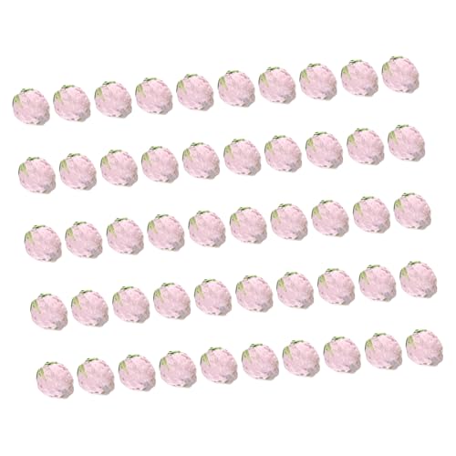 CLISPEED 50 Stück Kristall Erdbeerperlen Transparent Rosa DIY Schmuckherstellung Obst Spacer Perlen für Armbänder Halsketten Basteln CLISPEED 50 Stück Kristall Erdbeerperlen Transparent Rosa DIY Schmuckherstellung Obst Spacer Perlen für Armbänder Halsketten Basteln von CLISPEED