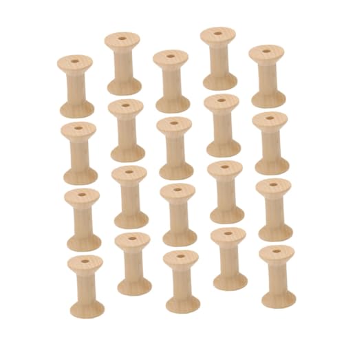 CLISPEED 50 Stück Leere Holzspulen für Garn Glatte Oberfläche Robuste DIY Bastelspulen Natürliche Farbe Vielseitig für Stickerei Nähzubehör und Kreative Handarbeiten CLISPEED 50 Stück Leere Holzspulen für Garn Glatte Oberfläche Robuste DIY Bastelspulen Natürliche Farbe Vielseitig für Stickerei Nähzubehör und Kreative Handarbeiten von CLISPEED