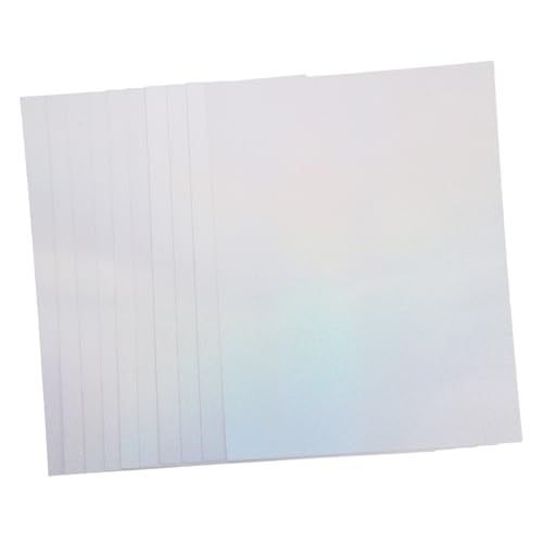 CLISPEED 50 Stück Metallic Holografisches Kartonpapier Glänzendes Spiegel-papier mit Muster Leicht für Bastelprojekte Einladungskarten DIY Kunsthandwerk für Erwachsene CLISPEED 50 Stück Metallic Holografisches Kartonpapier Glänzendes Spiegel-papier mit Muster Leicht für Bastelprojekte Einladungskarten DIY Kunsthandwerk für Erwachsene von CLISPEED