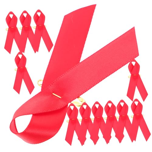 CLISPEED 50 Stück Rote Awareness Schleifenbroschen Wiederverwendbare Fundraising Anstecknadeln Tragbare Unterstützungsbänder Offizielles Symbol zur Gesundheitsaufklärung CLISPEED 50 Stück Rote Awareness Schleifenbroschen Wiederverwendbare Fundraising Anstecknadeln Tragbare Unterstützungsbänder Offizielles Symbol zur Gesundheitsaufklärung von CLISPEED