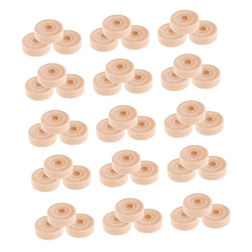CLISPEED 50 Stück Runde Holzräder Spielzeugzubehör DIY Bastelbedarf für Langlebige Holzräder Hochwertigem Material für Kreative und Bastelprojekte CLISPEED 50 Stück Runde Holzräder Spielzeugzubehör DIY Bastelbedarf für Langlebige Holzräder Hochwertigem Material für Kreative und Bastelprojekte von CLISPEED