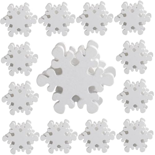 CLISPEED 50 Stück Schneeflocken Holzperlen DIY Schmuckperlen mit Langlebige Holzperlen für Weihnachtsdeko Basteln und Girlanden Natürliche Holzmaterialien für Kreative Handarbeiten CLISPEED 50 Stück Schneeflocken Holzperlen DIY Schmuckperlen mit Langlebige Holzperlen für Weihnachtsdeko Basteln und Girlanden Natürliche Holzmaterialien für Kreative Handarbeiten von CLISPEED