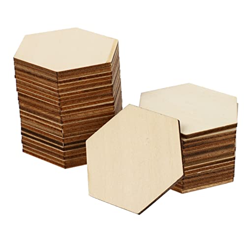 CLISPEED 50 Stück Sechseckige Holzscheiben Buchenholz für DIY Bastelprojekte Hochzeits und Weihnachtsdekorationen Unlackierte Holzornamente Handwerksstücke CLISPEED 50 Stück Sechseckige Holzscheiben Buchenholz für DIY Bastelprojekte Hochzeits und Weihnachtsdekorationen Unlackierte Holzornamente Handwerksstücke von CLISPEED