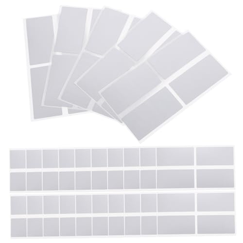 CLISPEED 50 Stück Selbstklebende Rechteckige Scratch Off Sticker Silber Rubbelfelder DIY Lotterielose für Geburtstag Hochzeit Party Spiele und Geschenkverpackung CLISPEED 50 Stück Selbstklebende Rechteckige Scratch Off Sticker Silber Rubbelfelder DIY Lotterielose für Geburtstag Hochzeit Party Spiele und Geschenkverpackung von CLISPEED