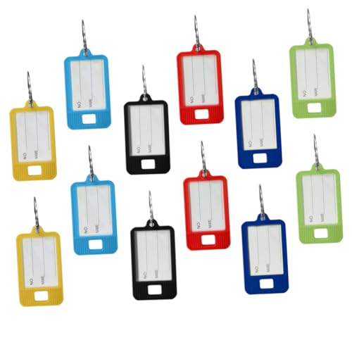 CLISPEED 50 Stück Teiliges Bunte Schlüsselanhänger mit Beschreibbaren Id etiketten Robuste zur Einfachen Organisation von Schlüsseln Taschen und Gepäck Wiederverwendbar und Zufällige Farbe CLISPEED 50 Stück Teiliges Bunte Schlüsselanhänger mit Beschreibbaren Id etiketten Robuste zur Einfachen Organisation von Schlüsseln Taschen und Gepäck Wiederverwendbar und Zufällige Farbe von CLISPEED