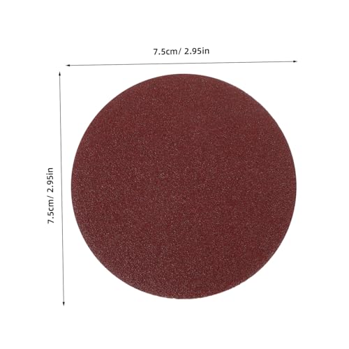 CLISPEED 50 Stück Teiliges Schleifpapier Körnung Selbstklebend Flexible Sandpapier Scheiben für Möbel Polieren Holz Metall Kunststoff Geeignet für Poliermaschinen und Vielseitige von CLISPEED