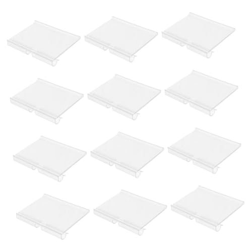 CLISPEED 50 Stück Transparente PVC Preisschildhalter mit Doppelhaken Etikettenhalter für Drahtregale Einfach Einsetzbar und Abnehmbar für Supermarkt und Ladenauszeichnung CLISPEED 50 Stück Transparente PVC Preisschildhalter mit Doppelhaken Etikettenhalter für Drahtregale Einfach Einsetzbar und Abnehmbar für Supermarkt und Ladenauszeichnung von CLISPEED