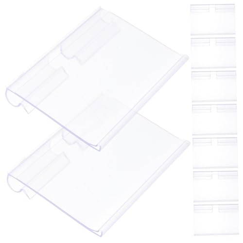 CLISPEED 50 Stück Transparenter Etikettenhalter für Supermarktpreisschilder Praktischer Preisschildhalter für Regalbeschriftung Einfach zu Montierender Vielseitiger Labelhalter für Laden CLISPEED 50 Stück Transparenter Etikettenhalter für Supermarktpreisschilder Praktischer Preisschildhalter für Regalbeschriftung Einfach zu Montierender Vielseitiger Labelhalter für Laden von CLISPEED