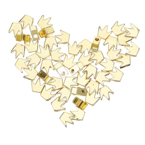 CLISPEED 50 Stück Vergoldete Spacer Beads Kupfer mit Loch für Diy Schmuck Armbänder und Kreative Bastelprojekte CLISPEED 50 Stück Vergoldete Spacer Beads Kupfer mit Loch für Diy Schmuck Armbänder und Kreative Bastelprojekte von CLISPEED