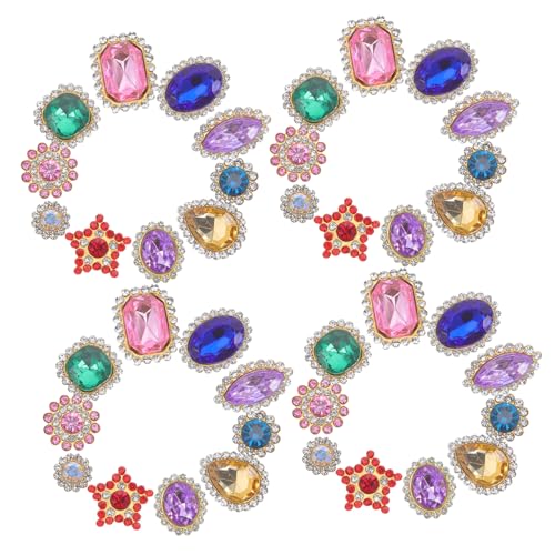 CLISPEED 50 Stück Wasser Diamond Kristallknöpfe für Diy Haaraccessoires Handgefertigte Schmucksteine für Nähprojekte und Bekleidungsdekorationen CLISPEED 50 Stück Wasser Diamond Kristallknöpfe für Diy Haaraccessoires Handgefertigte Schmucksteine für Nähprojekte und Bekleidungsdekorationen von CLISPEED