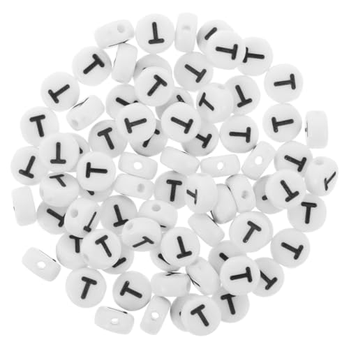 CLISPEED 500 Stück Acryl Buchstabenperlen zum Auffädeln Leichte Robuste DIY Schmuckperlen Runde Alphabetperlen für Armbänder Halsketten Bastelprojekte und Freundschaftsarmbänder CLISPEED 500 Stück Acryl Buchstabenperlen zum Auffädeln Leichte Robuste DIY Schmuckperlen Runde Alphabetperlen für Armbänder Halsketten Bastelprojekte und Freundschaftsarmbänder von CLISPEED