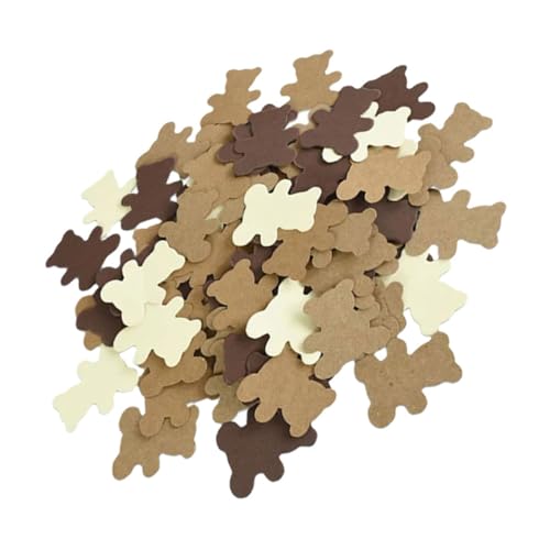 CLISPEED 500 Stück Bärenkonfetti Bären-babyparty-party-mittelstück Bären-babyparty-dekorationen Babyparty Konfetti Bärendekor Konfetti Tragen Bären-mittelstücke Für Die Babyparty Papier von CLISPEED