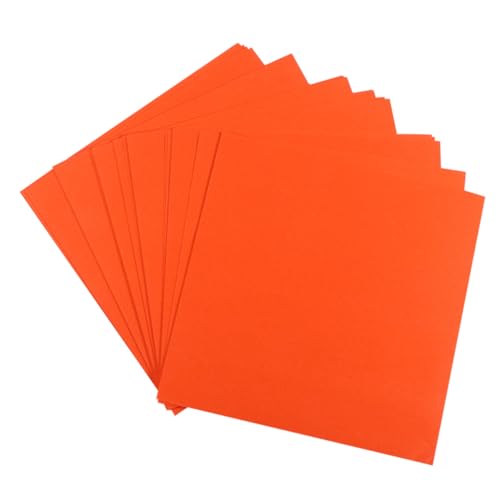 CLISPEED 500 Stück Origami Faltpapier Quadratisches Doppelseitiges Bastelpapier in Orange DIY Handcraft Paper für Kindergarten Umweltfreundlich und Vielseitig für Bastelprojekte CLISPEED 500 Stück Origami Faltpapier Quadratisches Doppelseitiges Bastelpapier in Orange DIY Handcraft Paper für Kindergarten Umweltfreundlich und Vielseitig für Bastelprojekte von CLISPEED