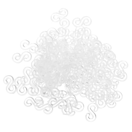CLISPEED 500 Stück s Clip kunststoffhaken plastikhaken Gummiband Verbindungsstücke Mehrfarbige Armbandverbinder Gummiband-Armband-Zubehör Band Haken Clips Loom-Armband-Kit Verschlüsse Weiß CLISPEED 500 Stück s Clip kunststoffhaken plastikhaken Gummiband Verbindungsstücke Mehrfarbige Armbandverbinder Gummiband-Armband-Zubehör Band Haken Clips Loom-Armband-Kit Verschlüsse Weiß von CLISPEED