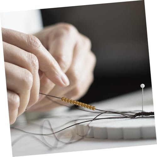 CLISPEED 5000 Stück Goldene Glasperlen zum Auffädeln für DIY Schmuckherstellung Kleine Spacer Perlen für Armbänder und Halsketten Geeignet für Kreative Bastelprojekte und Cross Stitch CLISPEED 5000 Stück Goldene Glasperlen zum Auffädeln für DIY Schmuckherstellung Kleine Spacer Perlen für Armbänder und Halsketten Geeignet für Kreative Bastelprojekte und Cross Stitch von CLISPEED