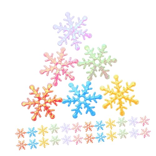 CLISPEED 5000 Stück Teiliges Schneeflocken Konfetti Glitter Schneeflocken Streudeko für DIY Winter Weihnachtsdeko Tischdeko Party Hochzeit Festliche Bastelaccessoires von CLISPEED