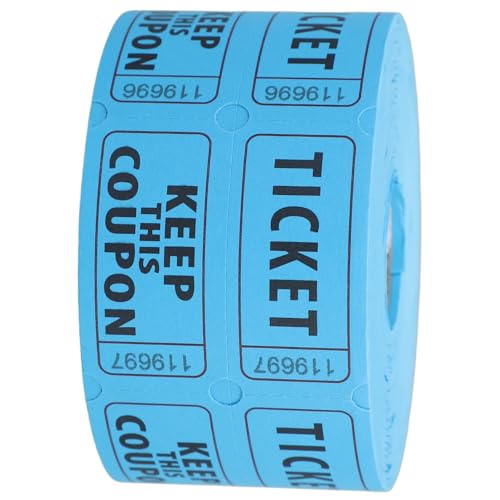 CLISPEED 500Stücke Tickets Rolle Fortlaufend Nummeriert für Veranstaltungen Partys Spendenaktionen und Feiertagsfeiern mit Platz für Kontaktinformationen CLISPEED 500Stücke Tickets Rolle Fortlaufend Nummeriert für Veranstaltungen Partys Spendenaktionen und Feiertagsfeiern mit Platz für Kontaktinformationen von CLISPEED