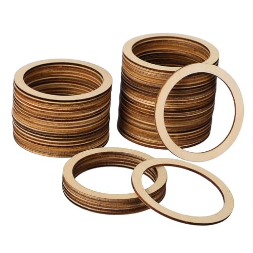 CLISPEED 50Stücke Ausgehöhlte Holzscheiben für DIY Bastelprojekte Runde Holzscheiben für Scrapbooking Dekoration und Bastelideen Natürliche Holzfarbe CLISPEED 50Stücke Ausgehöhlte Holzscheiben für DIY Bastelprojekte Runde Holzscheiben für Scrapbooking Dekoration und Bastelideen Natürliche Holzfarbe von CLISPEED