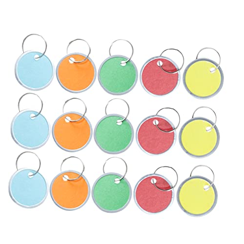 CLISPEED 50Stücke Runde Aluminium Hängeschilder Leere Bunten Personalisierbare Id Tags für Haustiere Kratzfest und Korrosionsbeständig Leichtes Design CLISPEED 50Stücke Runde Aluminium Hängeschilder Leere Bunten Personalisierbare Id Tags für Haustiere Kratzfest und Korrosionsbeständig Leichtes Design von CLISPEED