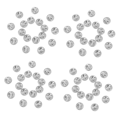 CLISPEED 50Stücke Schmetterlings Pins Krawattennadeln Clutch Ersatzteile Silber für Anstecker Broschen und Schmuckherstellung Sicheres Fixieren bei Besonderen Anlässen CLISPEED 50Stücke Schmetterlings Pins Krawattennadeln Clutch Ersatzteile Silber für Anstecker Broschen und Schmuckherstellung Sicheres Fixieren bei Besonderen Anlässen von CLISPEED