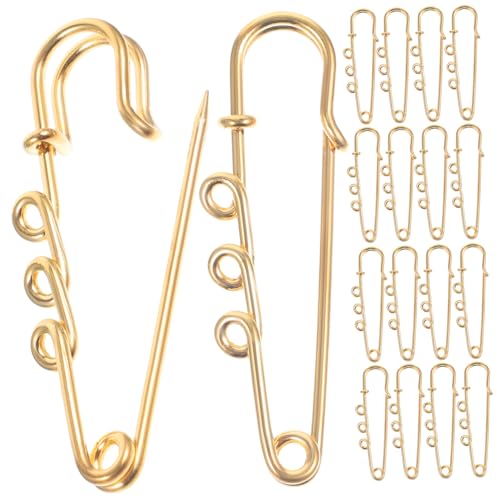 CLISPEED 50Stücke Sicherheitsnadeln Metallstifte Brosche für DIY Schmuck und Dekoration mit Loops Vielseitig Einsetzbar für Hüte Schals und Kleidung Bastelzubehör CLISPEED 50Stücke Sicherheitsnadeln Metallstifte Brosche für DIY Schmuck und Dekoration mit Loops Vielseitig Einsetzbar für Hüte Schals und Kleidung Bastelzubehör von CLISPEED