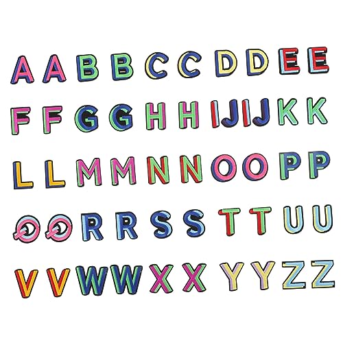 CLISPEED 52 Stück Teiliges Bunte Buchstaben Aufbügler Alphabet Patches zum Aufnähen Kreative Textilapplikationen für Kleidung Taschen Hüte DIY Bastelprojekte Vielseitig und Dekorativ CLISPEED 52 Stück Teiliges Bunte Buchstaben Aufbügler Alphabet Patches zum Aufnähen Kreative Textilapplikationen für Kleidung Taschen Hüte DIY Bastelprojekte Vielseitig und Dekorativ von CLISPEED