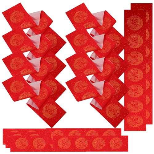 CLISPEED 5Sätze Rotes Kalligraphiepapier für Neujahr Dekoratives Leeres Papier zum Chinesische Couplet Schriftrollen für DIY Festtagsdekorationen CLISPEED 5Sätze Rotes Kalligraphiepapier für Neujahr Dekoratives Leeres Papier zum Chinesische Couplet Schriftrollen für DIY Festtagsdekorationen von CLISPEED