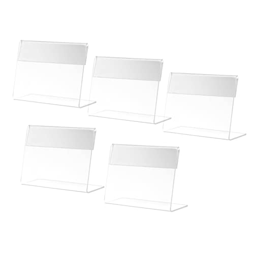 CLISPEED 5Stücke Förmige Acryl Preisschilder Aufsteller Transparente Etikettenhalter für Supermarkt Büro und Konferenzen zur Klaren Präsentation von Preisen und Informationen CLISPEED 5Stücke Förmige Acryl Preisschilder Aufsteller Transparente Etikettenhalter für Supermarkt Büro und Konferenzen zur Klaren Präsentation von Preisen und Informationen von CLISPEED