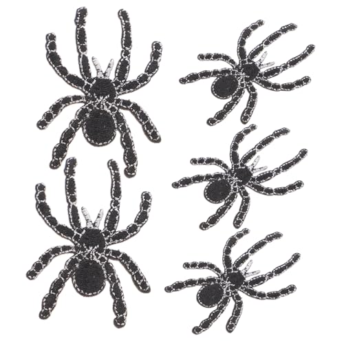 CLISPEED 5Stücke Spinnen Patch Bestickte Cartoon Spinnen Aufnäher zum Aufnähen für Kleidung Dekoration und DIY Projekte für Halloween Jeans Kleider und Accessoires CLISPEED 5Stücke Spinnen Patch Bestickte Cartoon Spinnen Aufnäher zum Aufnähen für Kleidung Dekoration und DIY Projekte für Halloween Jeans Kleider und Accessoires von CLISPEED