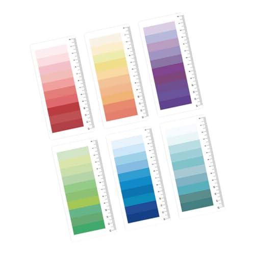 CLISPEED 6 Sätze Farbverlauf Haftmarker Schmale Beschreibbare als Praktische Wiederablösbare Page Marker für Schule Büro und Zuhause Vielseitige Multi Funktion Tabs CLISPEED 6 Sätze Farbverlauf Haftmarker Schmale Beschreibbare als Praktische Wiederablösbare Page Marker für Schule Büro und Zuhause Vielseitige Multi Funktion Tabs von CLISPEED