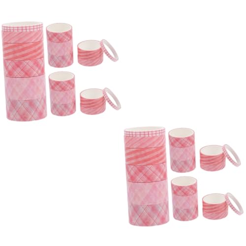 CLISPEED 6 Sätze Washi Tape Set Dekoratives Klebeband für Scrapbooking Journaling und Diy Projekte Einfaches Design Selbstklebend Leicht Abreißbar und Vielseitig Einsetzbar von CLISPEED