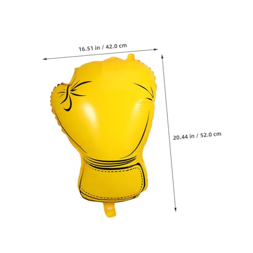 CLISPEED 6 Stück Boxhandschuh Folienballons Rot Gelb Blau Partyaccessoire für Box und Wrestling Mottopartys Jungen Geburtstag Dekoration Leicht Aufblasbar Langlebig Farbenfroh CLISPEED 6 Stück Boxhandschuh Folienballons Rot Gelb Blau Partyaccessoire für Box und Wrestling Mottopartys Jungen Geburtstag Dekoration Leicht Aufblasbar Langlebig Farbenfroh von CLISPEED