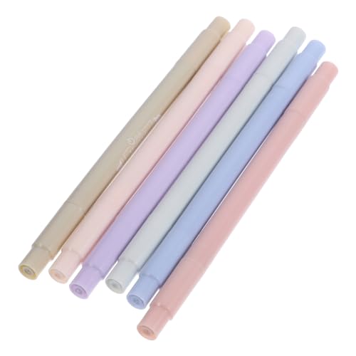 CLISPEED 6 Stück Bunte Textmarker mit Doppelspitze Multifunktionale Marker für Scrapbooking und Buchmarkierung Leuchtende Farben Glattes Schreibsystem für Schule CLISPEED 6 Stück Bunte Textmarker mit Doppelspitze Multifunktionale Marker für Scrapbooking und Buchmarkierung Leuchtende Farben Glattes Schreibsystem für Schule von CLISPEED
