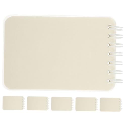CLISPEED 6 Stück Kleines Spiral Notizbuch Notizblock für Zeichnungen Memos und Notizen und Leichtes Design für Alltag für Schule und Büro von CLISPEED