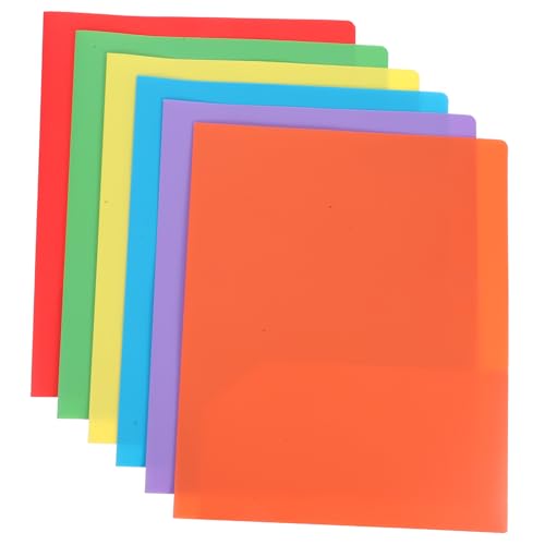 CLISPEED 6 Stück Kunststoffordner mit Prongs und Robuste Aktenordner für Schule und Büro Praktische Organisationshilfe für Dokumente CLISPEED 6 Stück Kunststoffordner mit Prongs und Robuste Aktenordner für Schule und Büro Praktische Organisationshilfe für Dokumente von CLISPEED